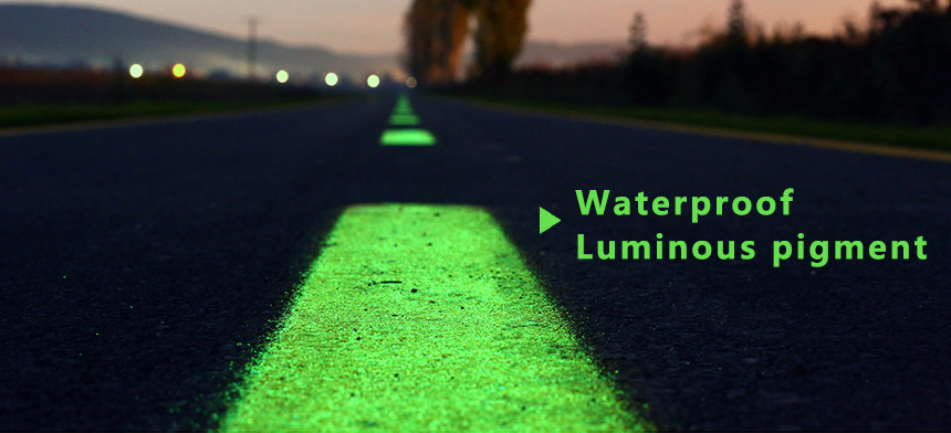 luminous pigment for road marking