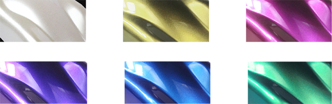 Titanium series pearlescent pigments