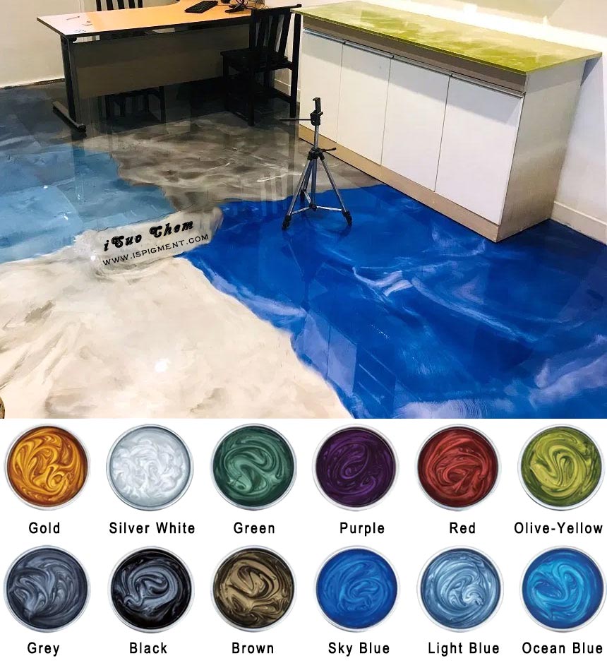 iSuoChem Black pearl pigment for epoxy floor