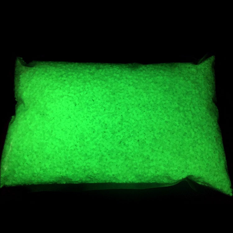 Masterbatches fotoluminiscentes de color verde amarillo
