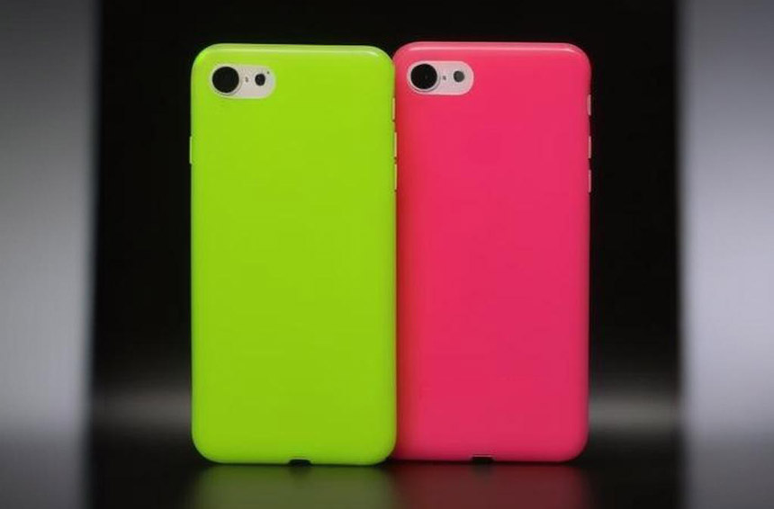 Funda fluorescente para teléfono