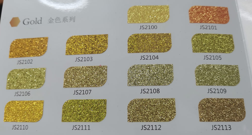 Gold Glitter Colors