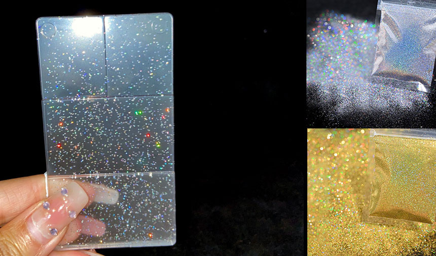 high temperature Laser holographic glitter powder