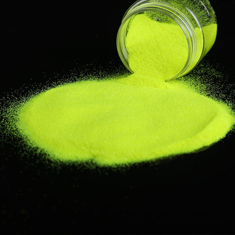 Fluorescent green glitter powder