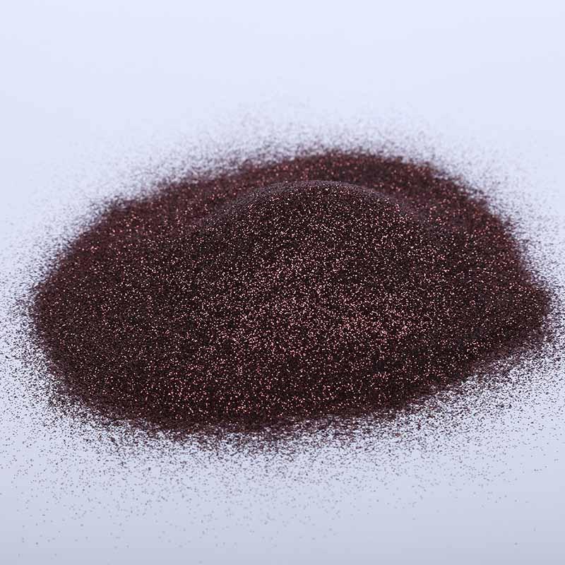 brown maroon glitter powder