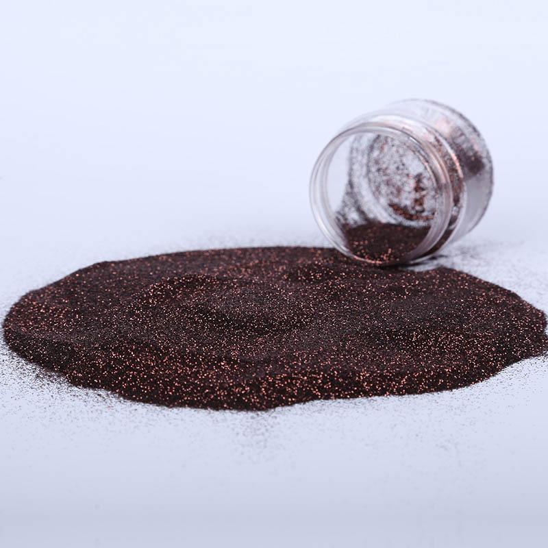solvent resistant brown glitter dust