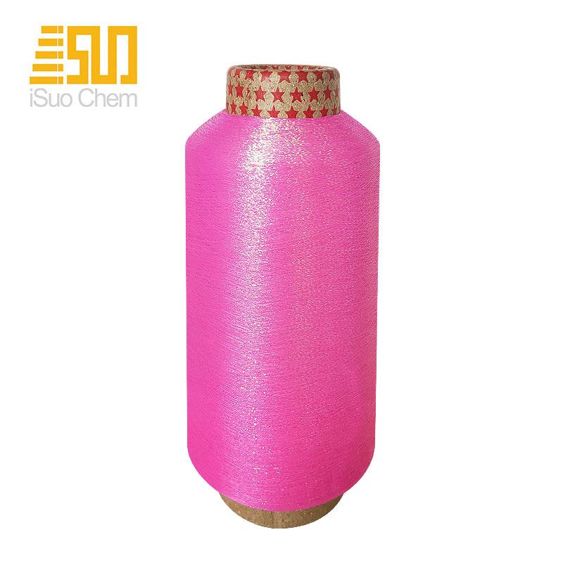 hilo de fibra metálica rosa