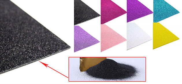 ¿Qué son las láminas de espuma EVA con purpurina?