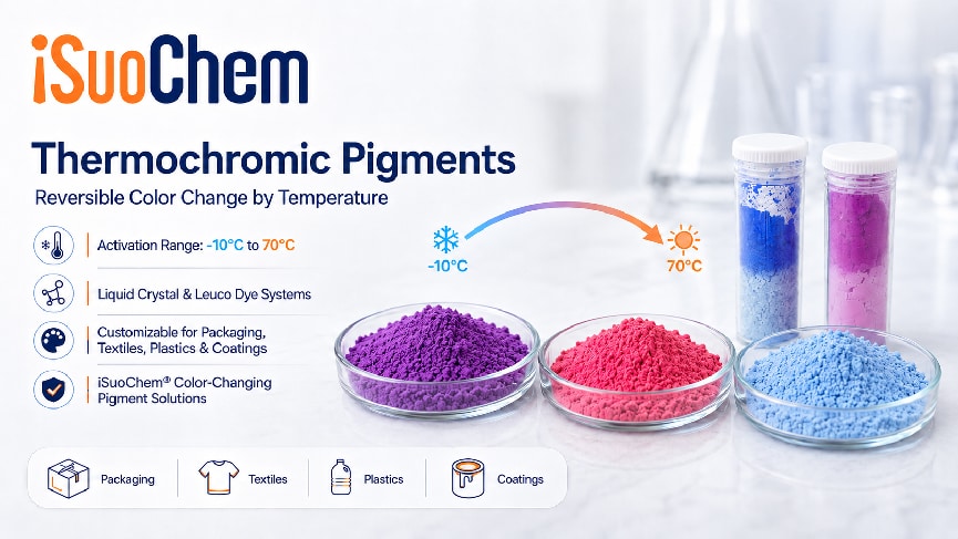 Pigmentos termocrómicos 2026: Tendencias del mercado, aplicaciones y ventaja competitiva de iSuoChem.