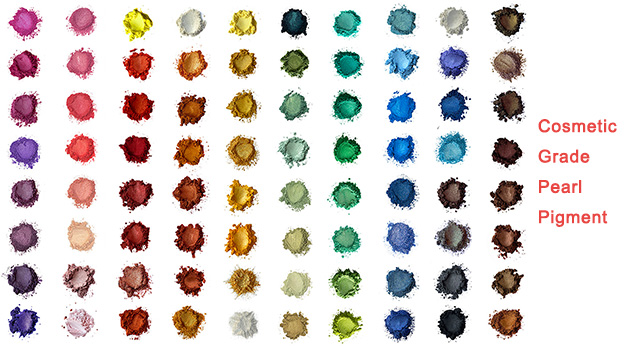  iSuoChem tarjeta de color de pigmento de perla de 80 colores de grado cosmético