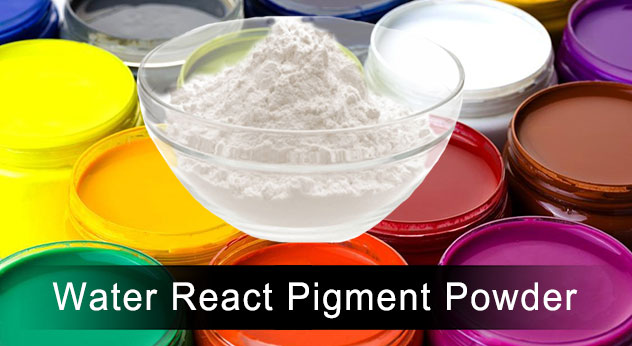 How usar el agua reaccionar pigmento? 
