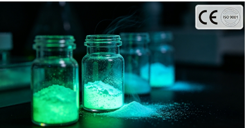 Comparación entre polvos luminiscentes de aluminato de estroncio y sulfuro de zinc (2026)