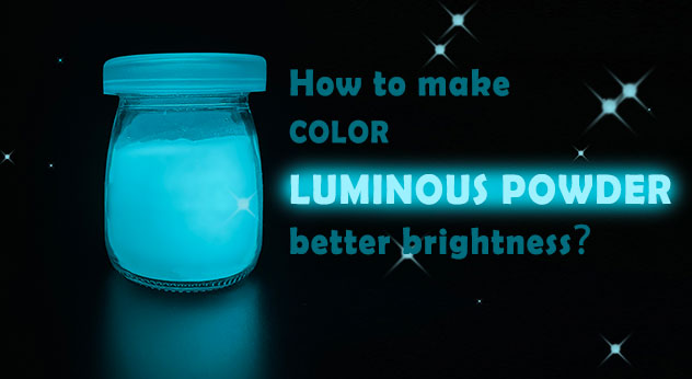  How para hacer un polvo luminoso de color mejor Brillo? 
